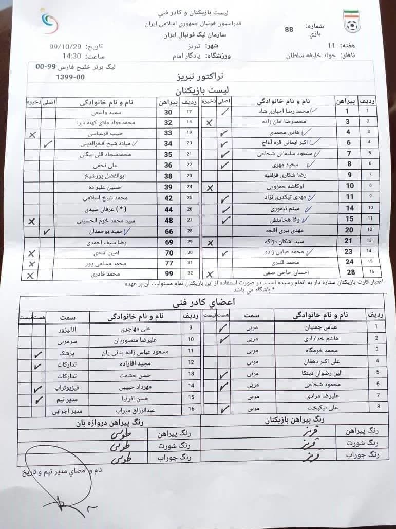 (عکس) منصوریان هنوز سرمربی تراکتور است!