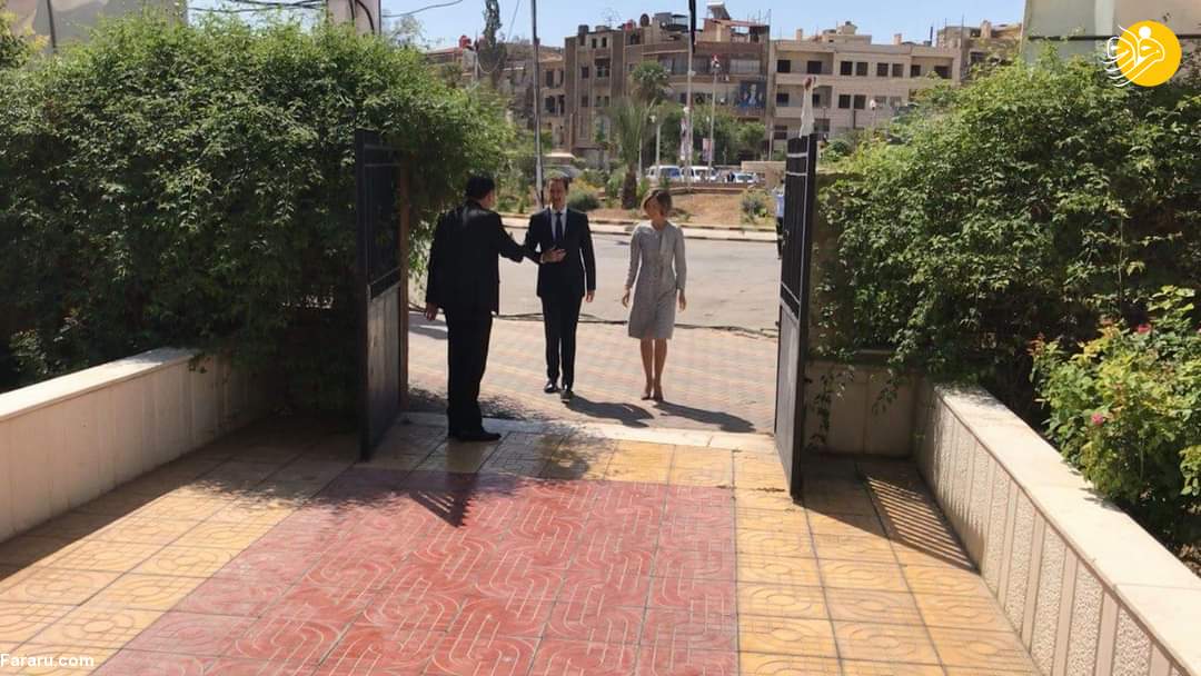 (عکس) بشار اسد و همسرش پای صندوق رای