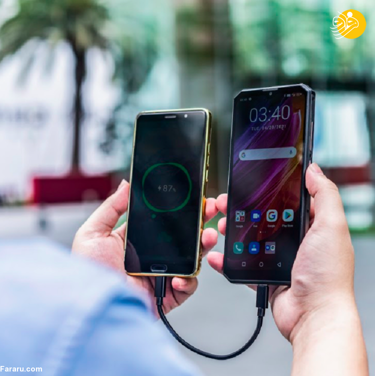 گوشی هوشمند OUKITEL K15 Plus (تصاویر) یک گوشی عجیب با قدرتمندترین باتری دنیا