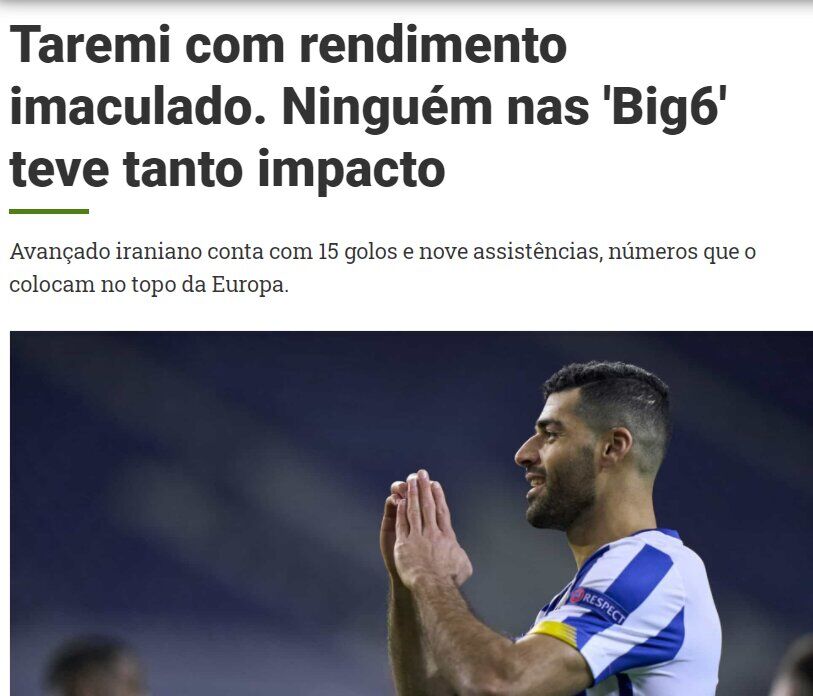 افتخار تازه برای طارمی؛ مهدی بالاتر از فوق‌ستاره‌ها