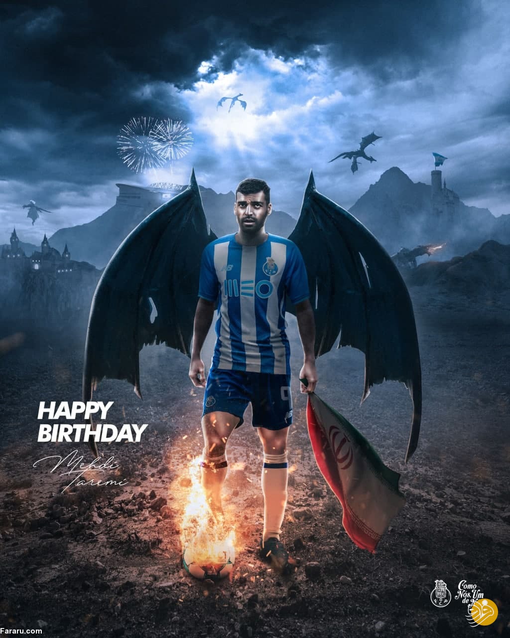 (عکس) تبریک تولد طارمی با پوستری جالب