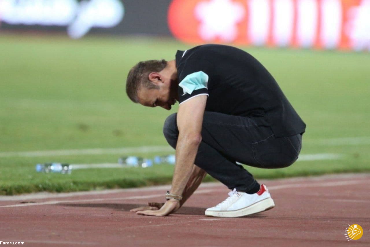 (تصاویر) واکنش‌های بی‌نظیر یحیی گل محمدی در آزادی