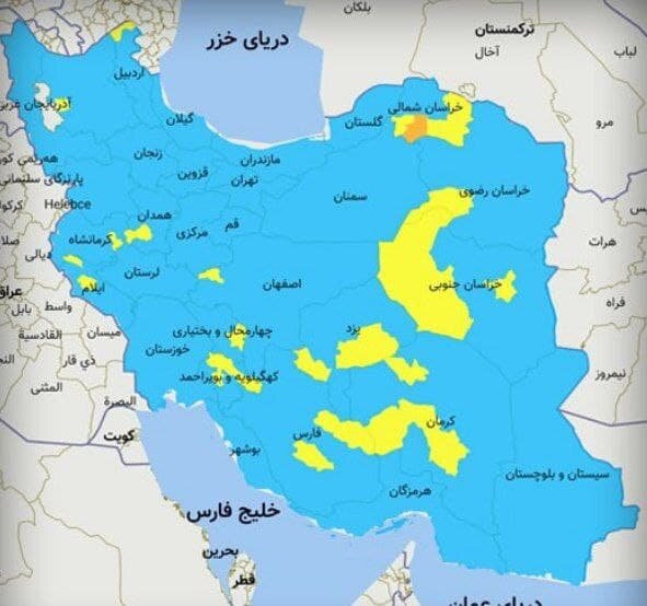 رنگ‌بندی کرونایی