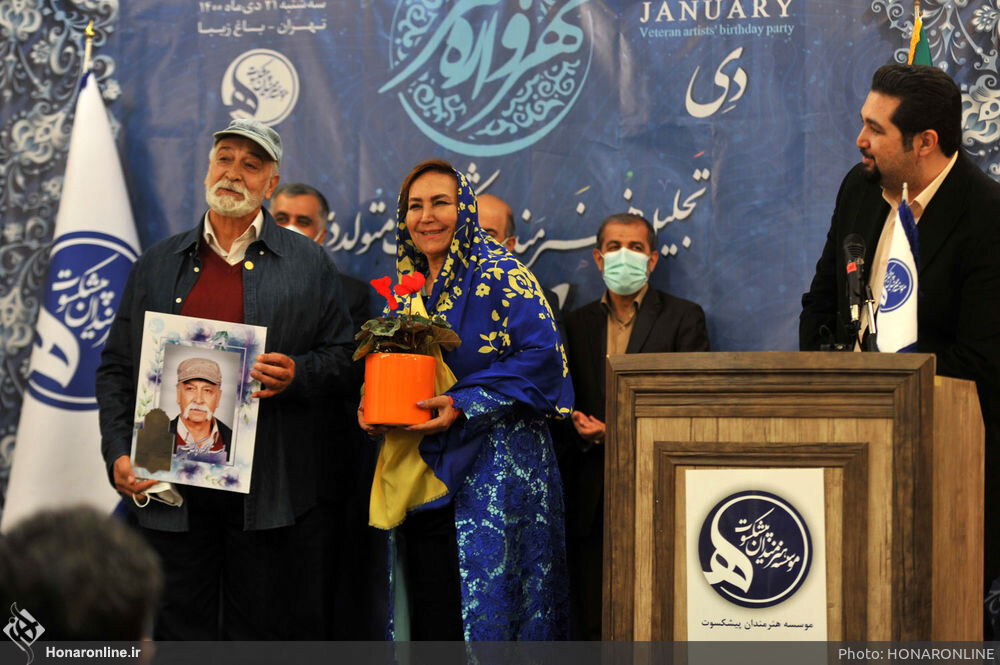 (عکس) محمود پاک‌نیت و همسرش در یک جشن