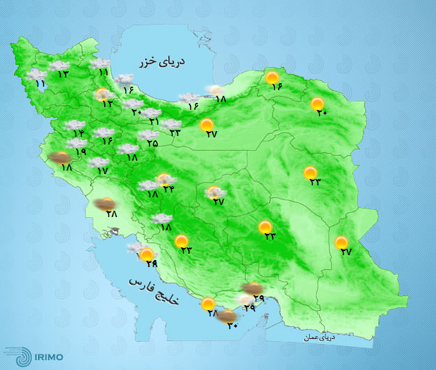 آب و هوای کشور