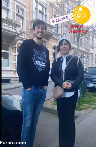 (عکس) ملاقات فلور نظری با سردار آزمون در آلمان