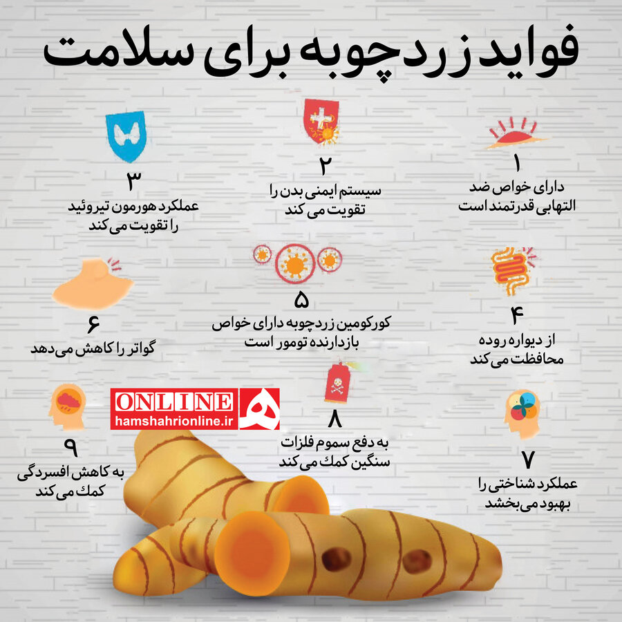 فواید زردچوبه