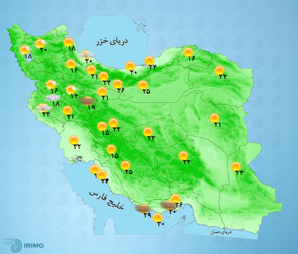 آب و هوای کشور