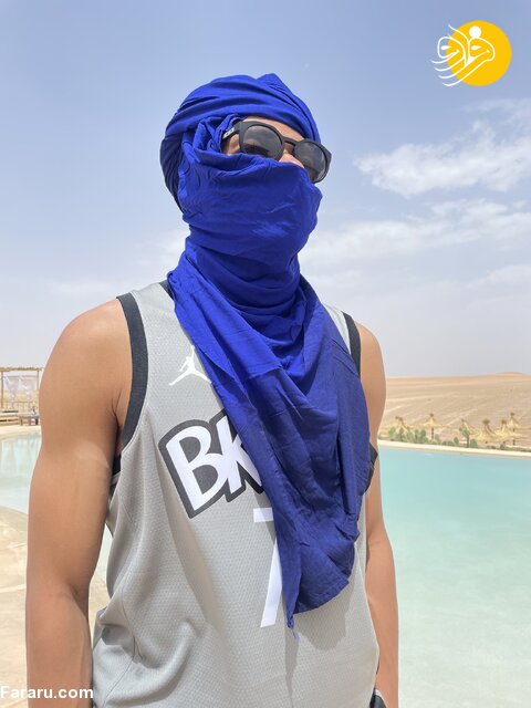 تصویری عجیب از ام‌باپه در مراکش!