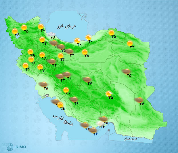آب و هوای ایران 