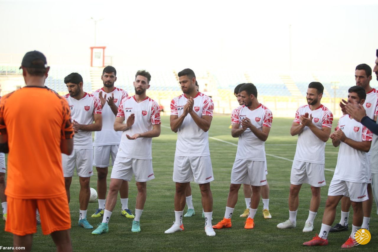(تصاویر) تمرین خاص پرسپولیس؛ سیدجلال در قامت مربی