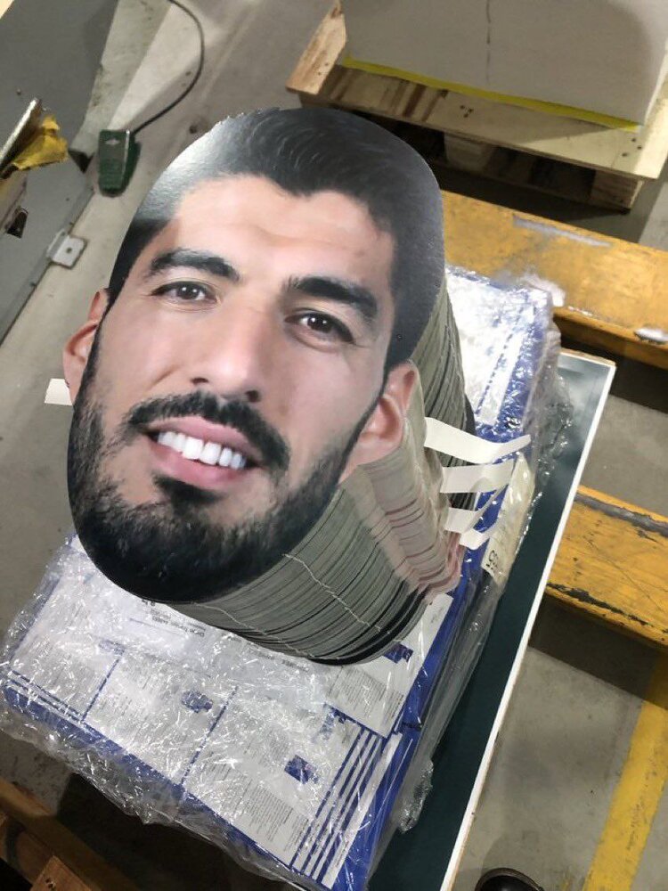 (عکس) ابتکار جالب هواداران سوارز برای بازگشت وی