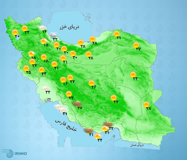 آب و هوای کشور 