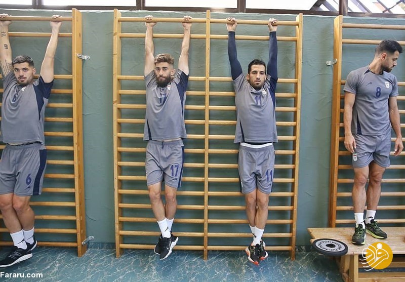 (تصاویر) تمرینات بدنسازی ملی‌پوشان و لژیونرها در اتریش