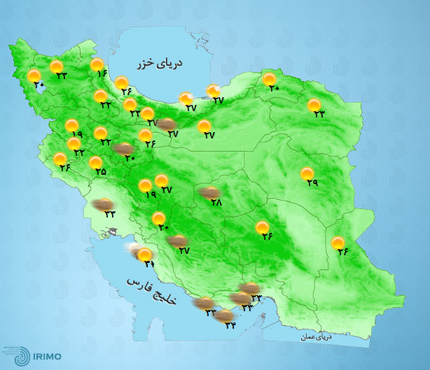 آب و هوای کشور