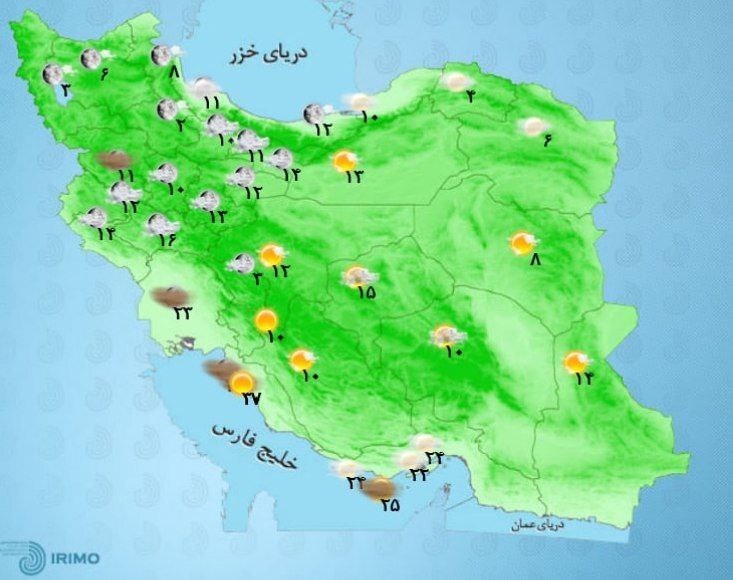 آب و هوای کشور