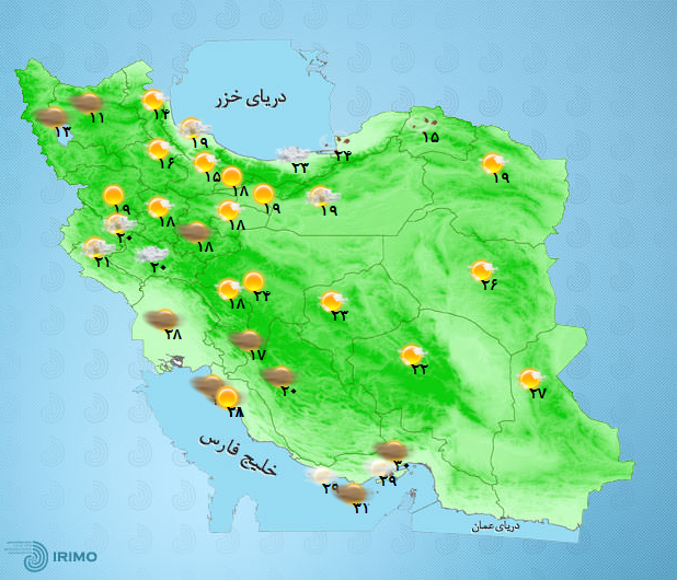 آب و هوای کشور