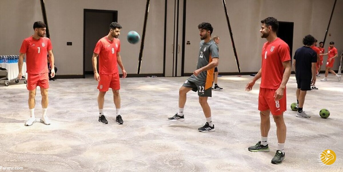 (عکس) تمرین صبحگاهی تیم ملی در هتل