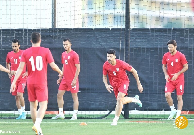 (تصاویر) اولین تمرین تیم ملی ایران در قطر