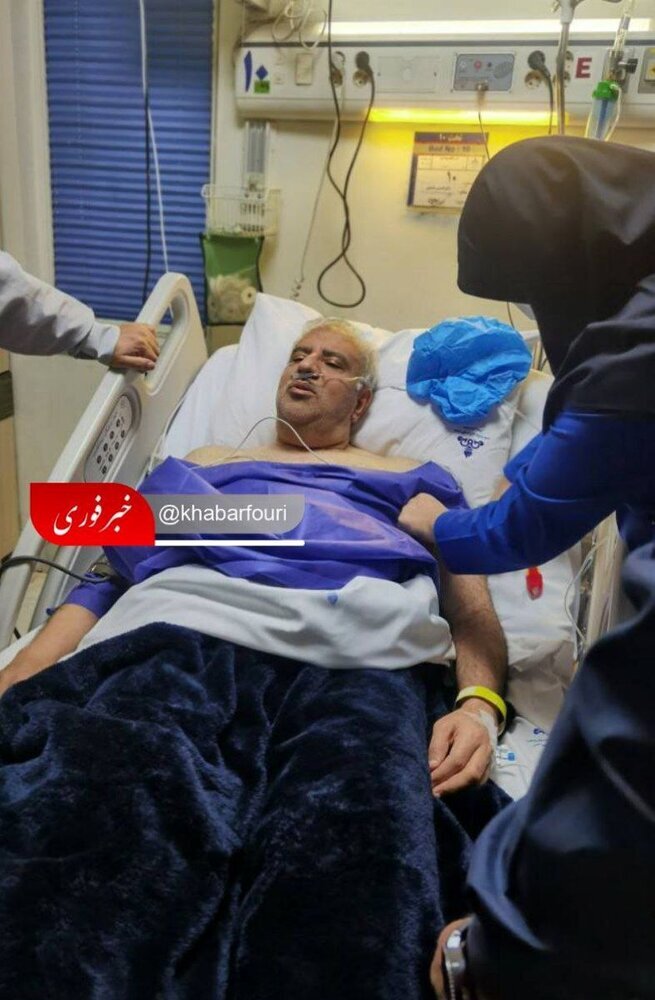 (تصویر) وزیر نفت روی تخت بیمارستان