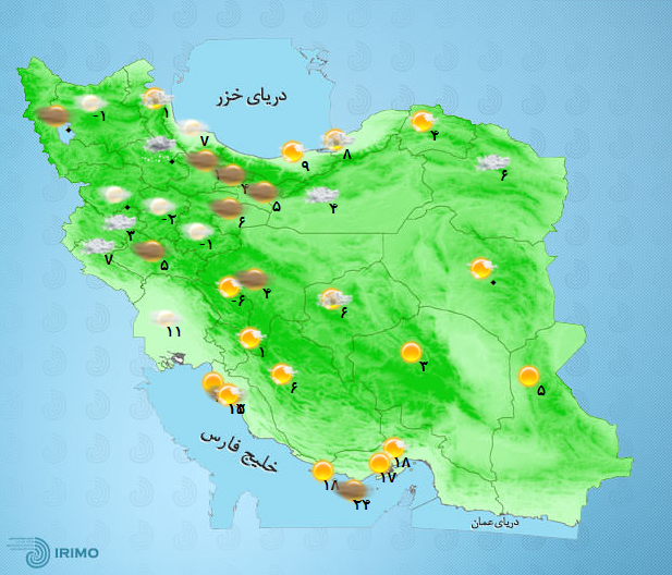 آب و هوای کشور