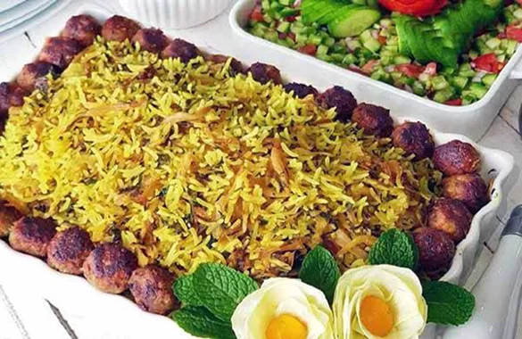 کلم پلو شیرازی
