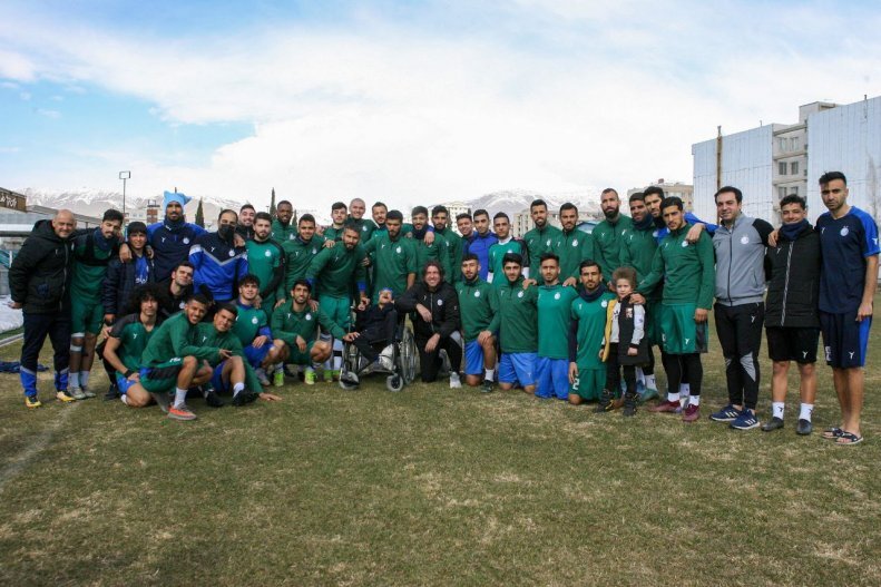 مهمان ویژه در تمرین امروزاستقلال