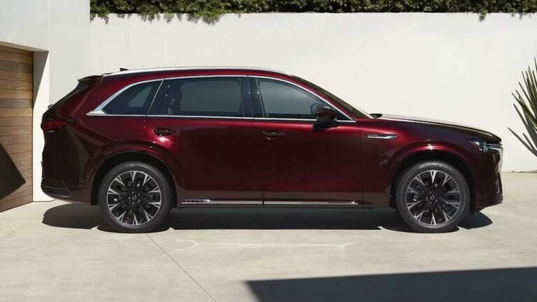 (عکس) خط و نشان کشیدن شاسی‌بلند هفت نفره جدید مزدا برای برند‌های لوکس