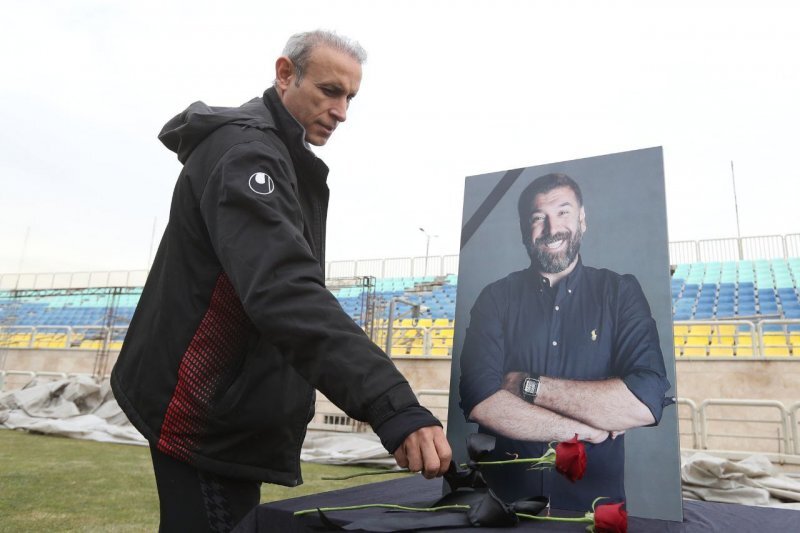 (عکس) ادای احترام پرسپولیسی‌ها به علی انصاریان