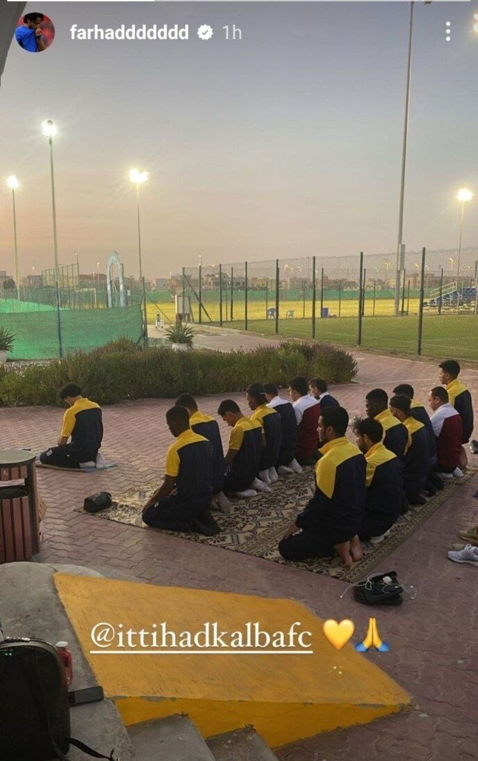 (عکس) استوری متفاوت مجیدی بعد از جشن پیروزی