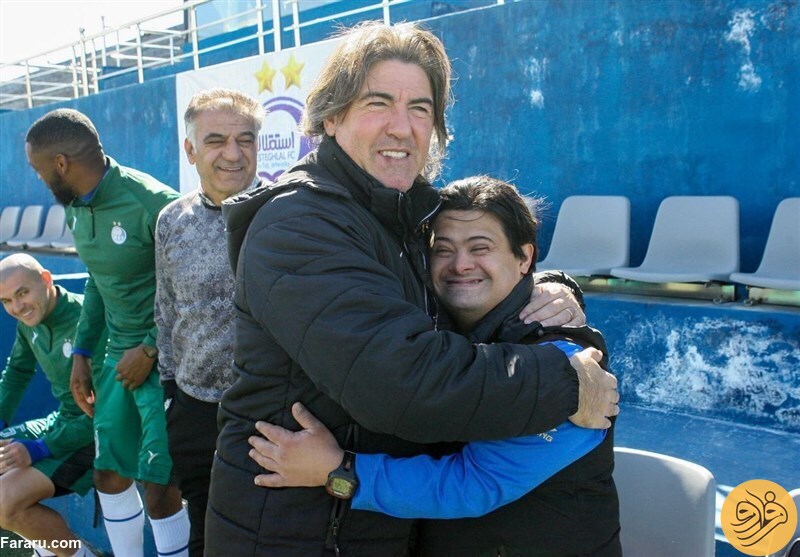 حضور مهمان خاص امروز تمرین استقلال!