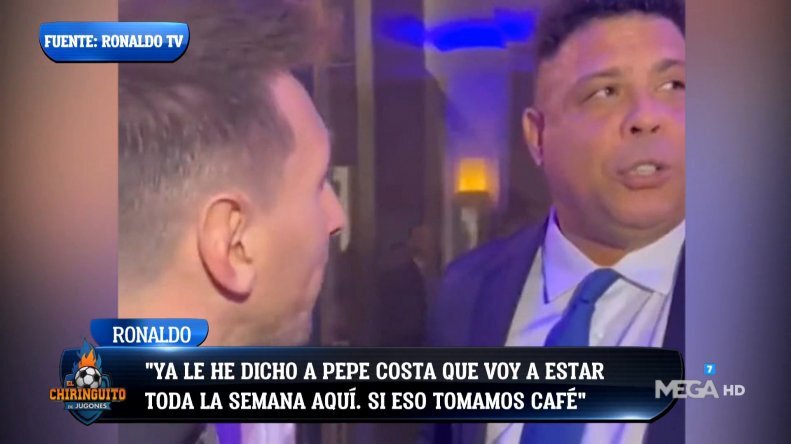 مکالمه جالب مسی و رونالدو در مراسم فیفا مکالمه جالب مسی و رونالدو در مراسم فیفا