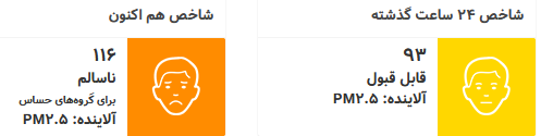 آلودگی تهران
