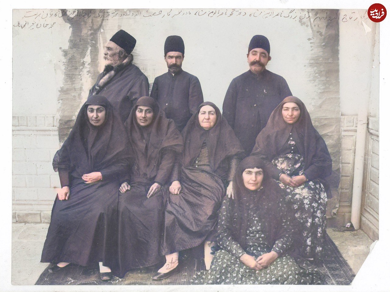 حرمسرای قاجار به روایت عکس‌های رنگی