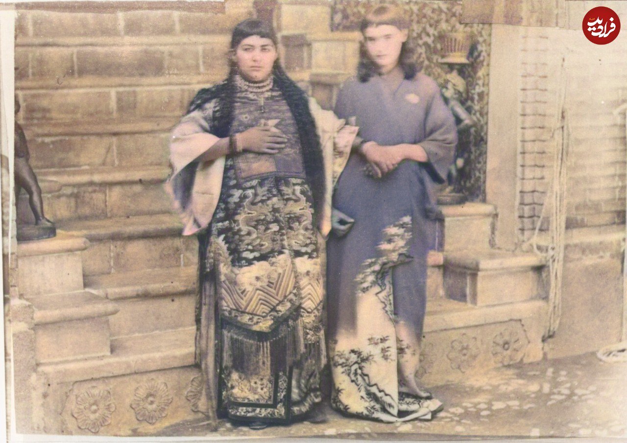 حرمسرای قاجار به روایت عکس‌های رنگی