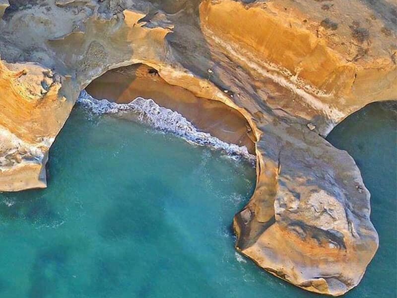 (تصویر) عجیب‌ترین ساحل ایران کجاست؟