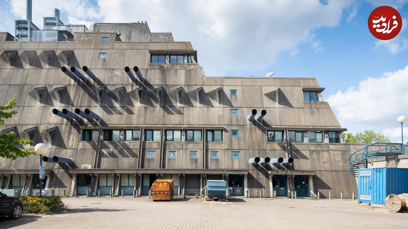 تصاویر خانه‌هایی که با معماری وحشیانه ساخته شده‌اند//