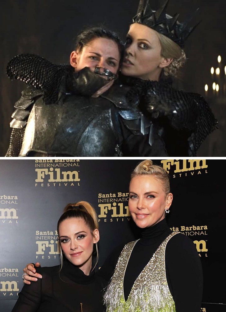 شارلیز ترون و کریستن استوارت در «سفیدبرفی و شکارچی» (Snow White and the Huntsman)