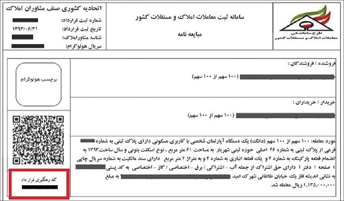 امضای پرریسک در معاملات مسکن