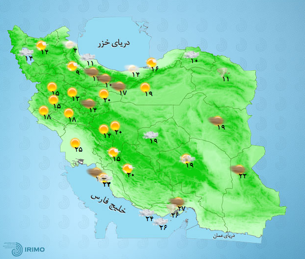 آب و هوای کشور