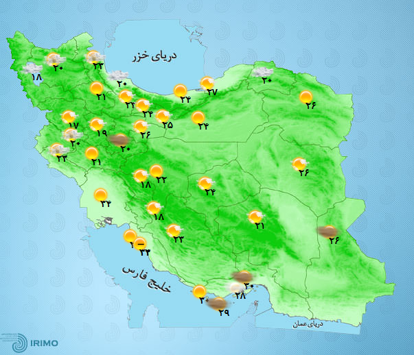 آب و هوای کشور