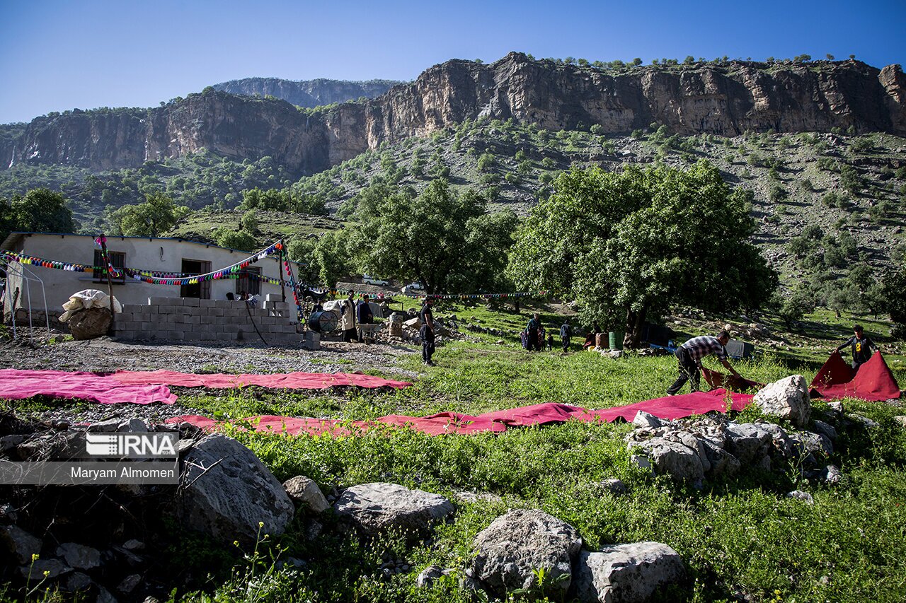 (تصاویر) آیین دست بوسون عروسی بختیاری (تصاویر) آیین دست بوسون عروسی بختیاری