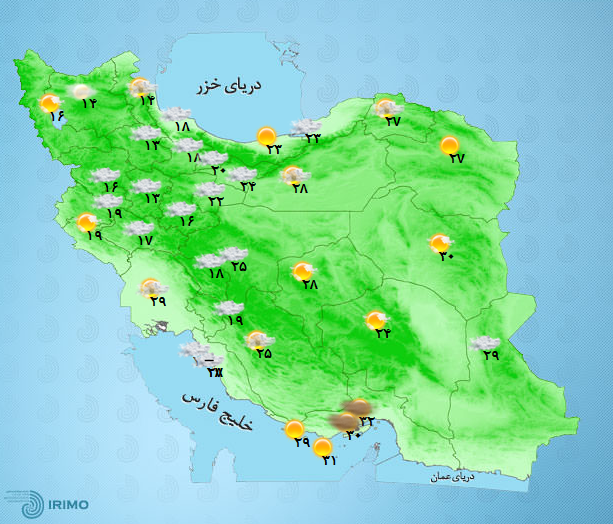 آب و هوای کشور