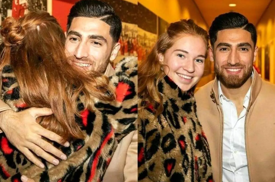 عکس لورفته از دختر هلندی در آغوش علیرضا جهانبخش