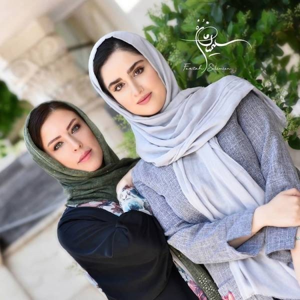 لادن سیلمانی و دخترش هانیه غلامی