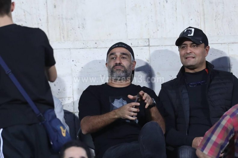 (عکس) پژمان جمشیدی مهمان ویژه دربی