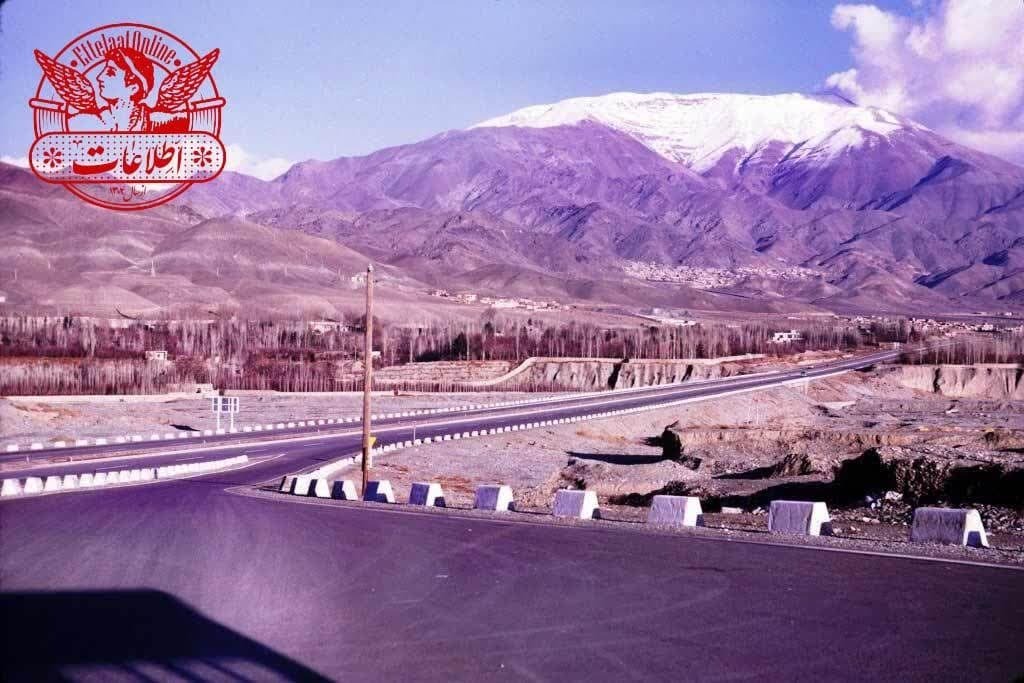 (عکس) آزادراه تهران-کرج محدوده پل فردیس، ۵۴ سال قبل!