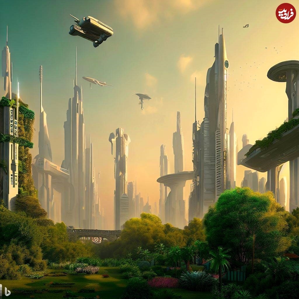 (تصاویر) وضعیت شهر دبی در سال ۲۱۲۳ میلادی؛ پیش بینی حیرت انگیز هوش مصنوعی