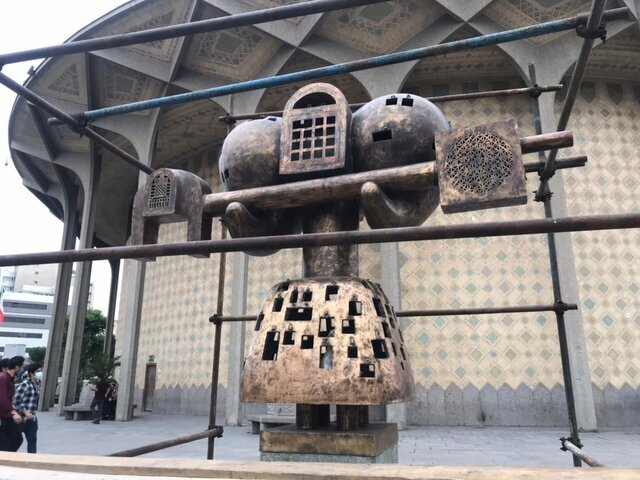 مجسمه‌های حوض پارک دانشجو در تهران غیب شدند!