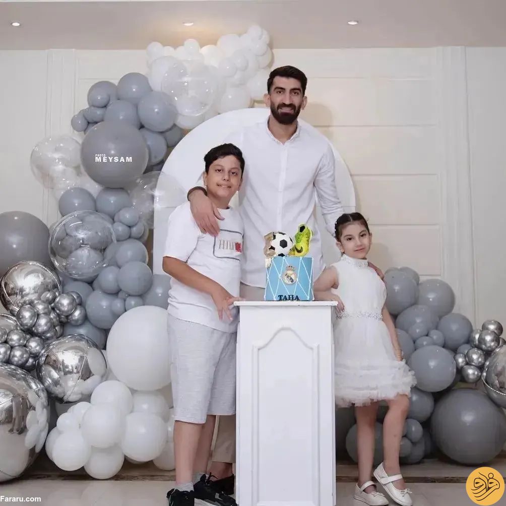 (عکس) استایل خاص خانواده علیرضا بیرانوند در مراسم جشن تولد